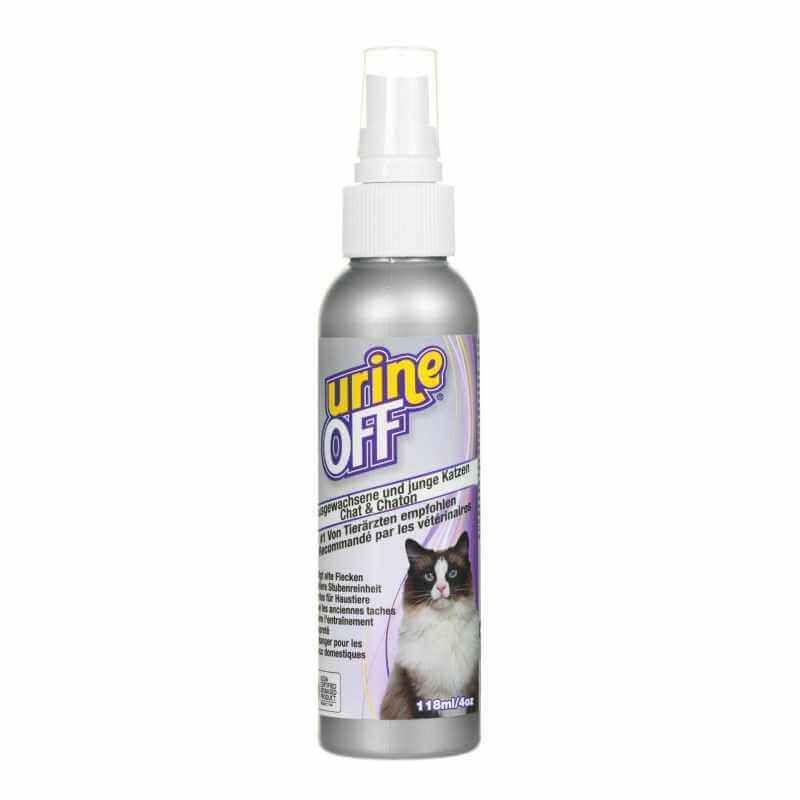 Destructeur d'odeurs et détachant Urine Off pour chat