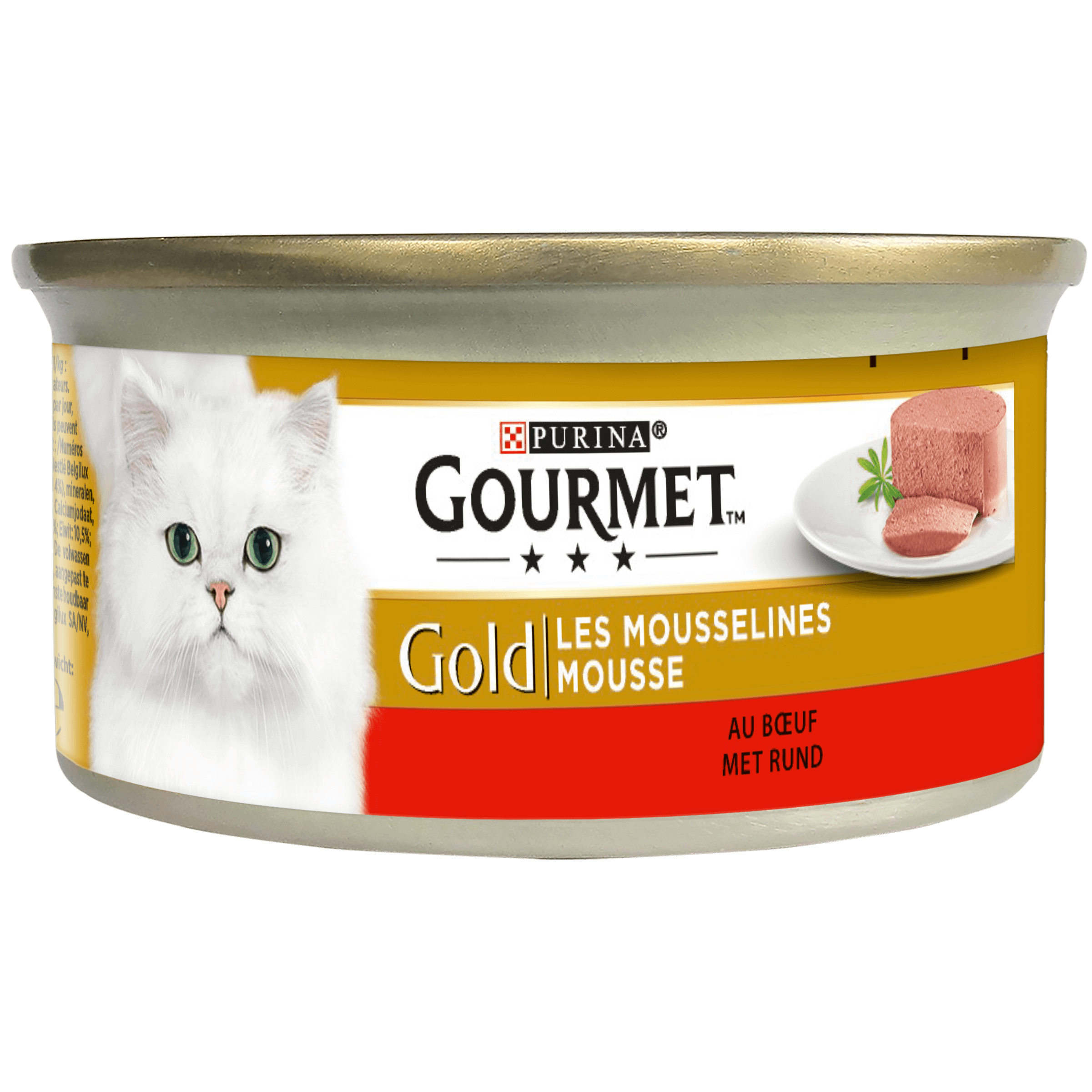 Gourmet Gold Double Plaisir Avec Boeuf Et Poulet Humide Chat Gr