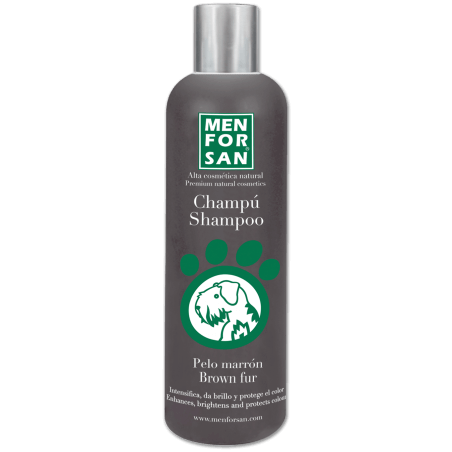 menforsan shampoing chien 300ml shampoo amplificateur perros champu marron champ marrn pyk