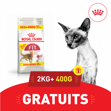 Croquettes Chat Promo Royal Canin Chat Fit32 2 Kg 400 Gr Tunisie