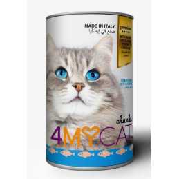 4MY CAT Bouchées Saumon 400 gr